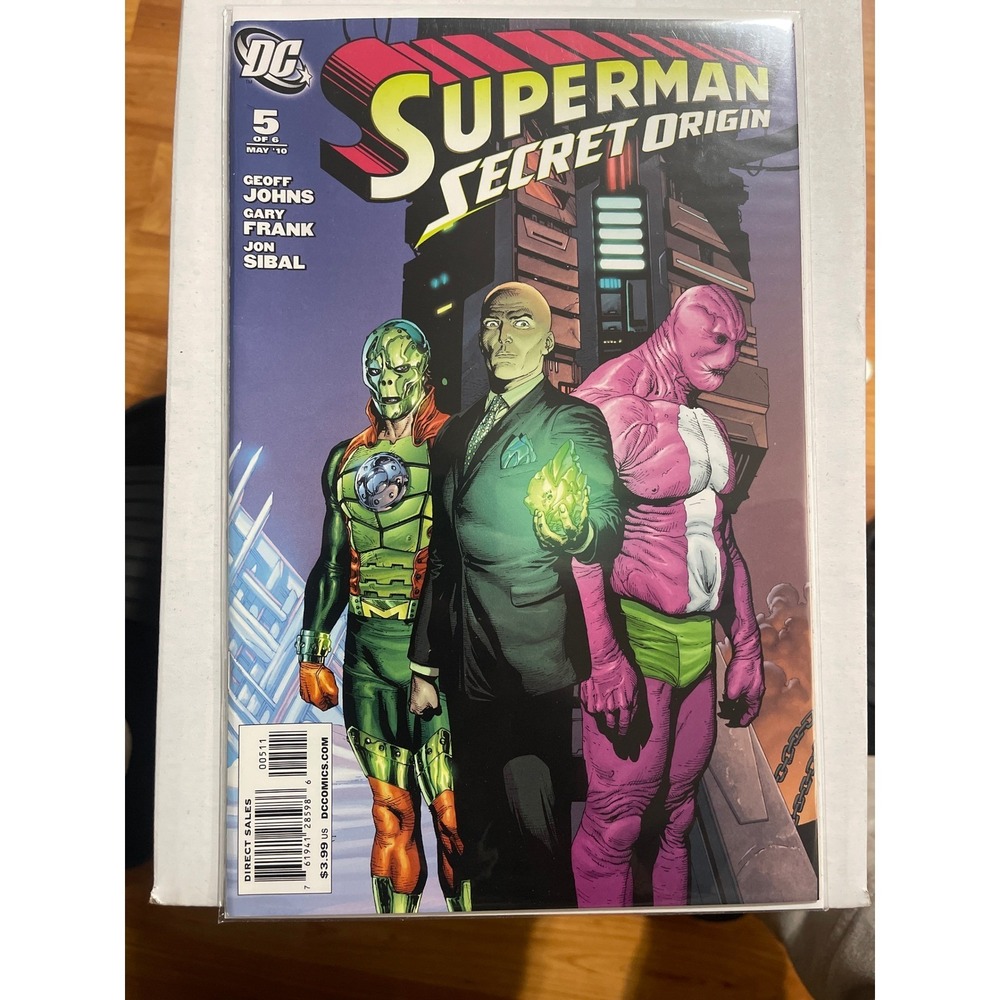 Superman Secret Origin 5 Comic Book‎ Geoff Johns Gary Frank May 2010 DC Comics